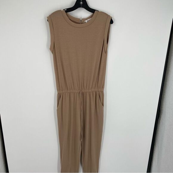 Anrabess Women’s Crew Neck Sleeveless Jogger Leg Jumpsuit size M - Picture 1 of 5